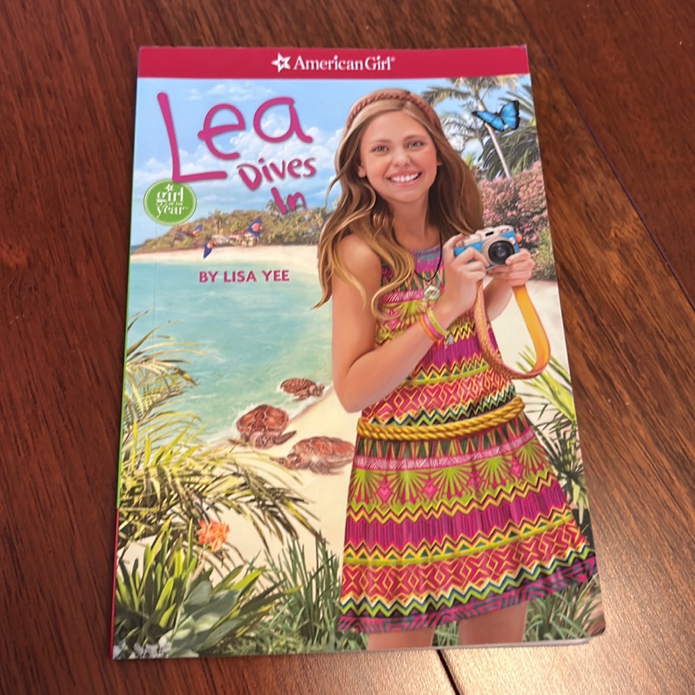 American Girl Lea Dives In book by Lisa yee